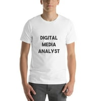 Digitalni medijski analitičar Bold majica s kratkim rukavima pamučna majica od strane nedefiniranih