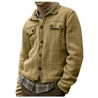 GASUE Vintage Cardigan džemper za muškarce Udobni modni prozračni kaputi s dugim rukavima Casual Dnevna