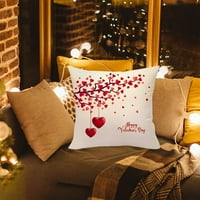 Rovga Početna Dekorativni jastuk navlake za Valentinovo Jastuk Jastuk za kauč na razvlačenje na kauč