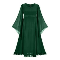 Samickarr renesansna haljina za žene kostim plus veličina srednjovjekovna haljina Hemise Haljina seljački