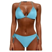 Relanfenk kupaći kostimi za žene Dvije push up plus veličine Beachwir odjeća Bikini kupaći setovi