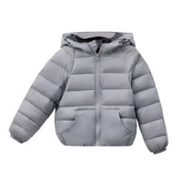 Dadaria Toddler zimski kaput zimsko dijete dječje kaputi sa hladnim kaputima, držite topla jaknu, siva