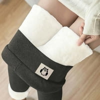 Ženske nogavice visokog struka elastičnih donjih tajica mršava hladno otporna na gležanj tamno sive