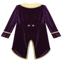 Iiniim novorođenčadi Dječji dječaci Halloween Prince Tuxedo CAPT LEAL COLLAR LOGHNEVE SOLOWTAL jakna