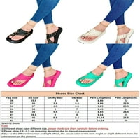 Crocowalk dame Thong Sandal platforma ravne sandale Ljetne flopske flops ženske papuče unutarnje vanjsko-klizanje