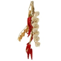 Lažni beli papricinski papricinski kikiriki viseći dekor simulirani biljni ukrasi