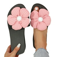 Papuče za žene Dame Flip Flops Otvoreno TOE Cvijeće Bohemijske sandale Ležerne cipele Summer Beach Cipele