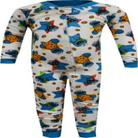 American Marketing Enterprises Inc Boys 'Sesame Street Cookie Monster Cotton Onesie novorođenčad pidžame