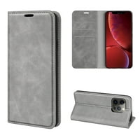 Kućišta mobitela za iPhone kožni novčanik Zaštitni slučajevi Magnetni folija poklopac sa utorima za
