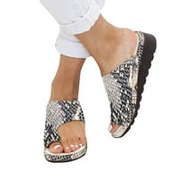 Youmylove ljetne cipele za žene klizni papuče odozdo kipeni cipele cipele na plaži pete sandale debele