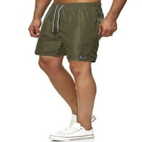 Niuer Ležerne prilike za vježbanje za mens active odježe Atletske kratke hlače Gym Joggers Boxers Storks Army Green 4xl