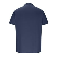 Zermoge Bluzes Majice za muškarce na čišćenju Prodaja Men Casual Solidaclown Pulover Stripe visoka elastična