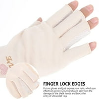 Fymlhomi Professional Gel Manikire Rukavice protiv UV zaštite rukavice bez prstiju za UV LED manikurne