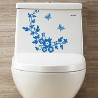 Wozhidaoke naljepnice za zidove cvijeće WC sjedala zidna naljepnica Kupatilo Dekor naljepnica Decor