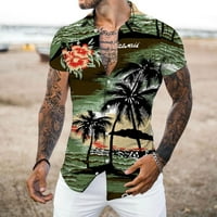 Muška havajska majica s kratkim rukavima na plaži odjeću, unise casual majice