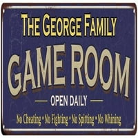 George Porodični poklon Plava igra Soba Metalni znak 206180037427