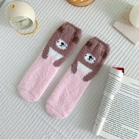 Par ženskih ležernih životinja print pamuk uzorak Lady Socks Tube udobne čarape