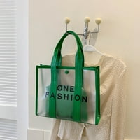BXINGSFTYS ženska torba vodootporna prozirna torba modna PVC set jasne torbe