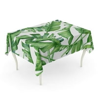 Zeleni list palmi listova akvarel uzorak Tropic Boja Banana Stolcloth stol za stol Naslovnica Kućni