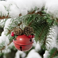 Božićna dekoracija drvca Nordic Creative Gold Red Metal Metal Privjesak Božićni ukras Privjesak za crvene