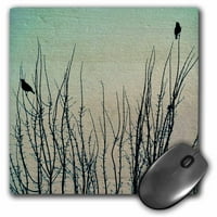 3droze ptice na granama - Zimska priroda umjetnost, jastučić miša, by