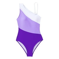 Ženski kupaći kupaćim kostima za patchwork tiskani bez rukava bez rukava plaža plaža kupaći kupaći kostimi