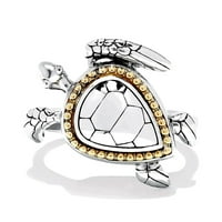 Modne žene kornjače tankog pojasnog prstena za prsten za prsten za klub nakit