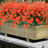 Paketi umjetno cvijeće za ukras na otvorenom, otporne na plastiku u UV-u unutarnje vani, lažne biljke