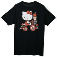 Hello Kitty Sanrio Nissin prednji i stražnji majica-Medium