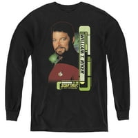 Star Trek - Riker - Majica s dugim rukavima za mlade - srednja