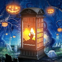 Giligiliso Jesen Deckor Halloween Lagana svjetiljka Navratnici za vrata LED lanac Party Home Read