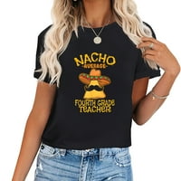 Nacho prosječni učitelj četvrtih razreda četvrti razred Cinco ženske ljetne vrhove sa kreativnim grafikom