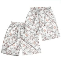 Muški ljetni modni casual havajski stil tiskane cvjetne kratke hlače