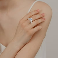 Nakit za žene Rings Fashion All-Match ženski prsten Bijeli cirkon modni prsten lično lagano inde prsten