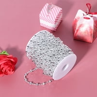 Vjenčanje Fau Pearl perle, zavjesa Fau Pearl String, Božićno stablo umjetno za zabavu za Valentinovo