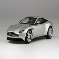 Aston Martin DB u milnnij srebrnoj smoli modela u 1: skala po toppiedu