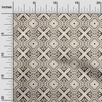 Onuone viskoznog dresova smeđa tkanina Geometrijska etnička tkanina za šivanje tiskane zanatske tkanine