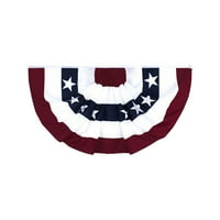 Američki zastava zabrane zastava u SAD-u nagnute noge za obnavljanje ventilatora vezene patriotske zvijezde