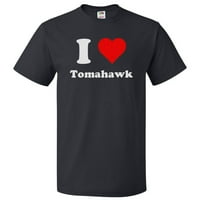 Majica Heart Tomahawk - Volim poklon Tomahawk Tee