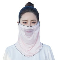 Yubnlvae Womens Ljetni vožnji zaštitni štitnik za sunčanje Lice kini prozračna svilena sunčana maska