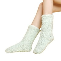 Žene debele super tople za zimsku kuću nejasne čarape Super meka udobnost čarapa za koraljne papuče