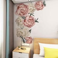 Besufy svježi božurni cvijet zidne naljepnice za dnevnu sobu pozadina zidina zidna kape naljepnica kućni