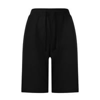 Cacommmark PI Ženske kratke hlače Ženske salone za hothors Workout Solid joga znojne hlače casual padžama