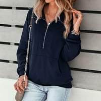 Ženski modni džemper Soild Trun-down ovratnik dugih rukava za ženska bluza HOT6SL868848