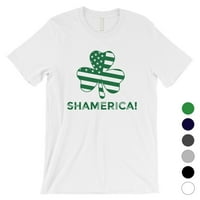 Shamerica zastava Muški tee Gag Dnevna majica St. Patrickov poklon za njega