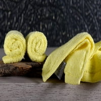 pamučne krpe za lice lipe žutom dvanaest 12 × ultra mekani salon ručnici za spa ručnike Fingertip