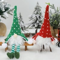 GoFJ stablo Privjesak Dekorativni Xmas Gnome Design Pleted Krtneni božićni ukrasi ukrasi za zabavu