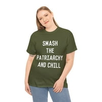 Razbiti patrijarhat i hladan feminističku majicu unise grafike