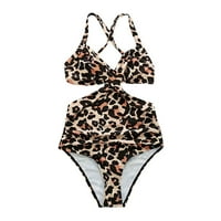 Leopard Bodiysuit kupaći kupaći kostimi kupaći kostimi kupaći kostimi zamotavaju žene kupaće kostime