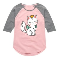 Instant poruka - Princess Kitty - Majica za djecu i mlade Raglan grafička majica